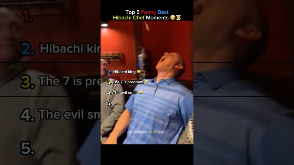 Top 5 Funny Best Hibachi Chec Moments Pt.2 (This Chef Was Wild!) 🤣🥄