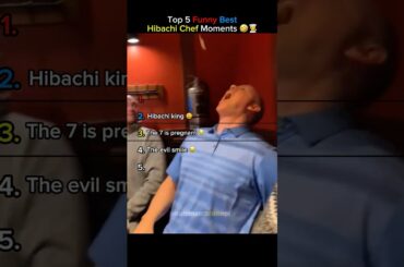 Top 5 Funny Best Hibachi Chec Moments Pt.2 (This Chef Was Wild!) 🤣🥄