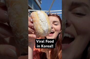 Viral food in Korea! #shorts #koreanfood #tteokbokki #busan #eating #busanfood #foodie #donuts