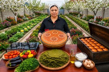 Azerbaijani Woman Amazes Everyone with Her Cooking Technique