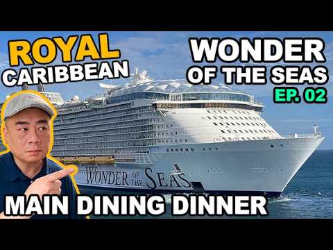 Royal Caribbean “Wonder of the Seas” Main Dining Room Dinner Royal Caribbean "Wonder of the Seas" Main Dining Room Dinner
