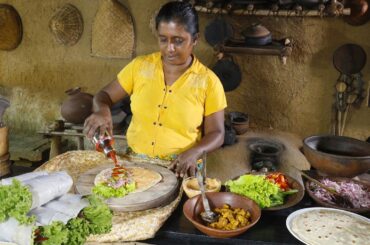 Traditional Cooking: Delicious Chicken Shawarma in the Village