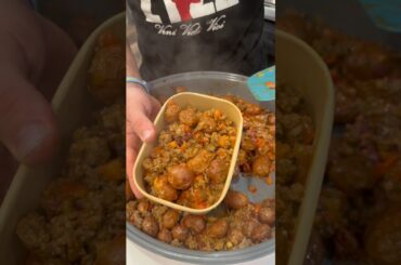 Creamy bacon barbecue meal prep #cooking #madprotein #bbq