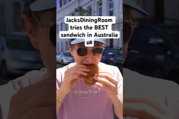 I wasn't ready for this sandwich - Jack's Dining Room in Australia
