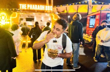 I ATE SO MUCH FOOD AT THE PARRA LEAGUES FOOD-FEST 😱 | Rain didn’t stop us!