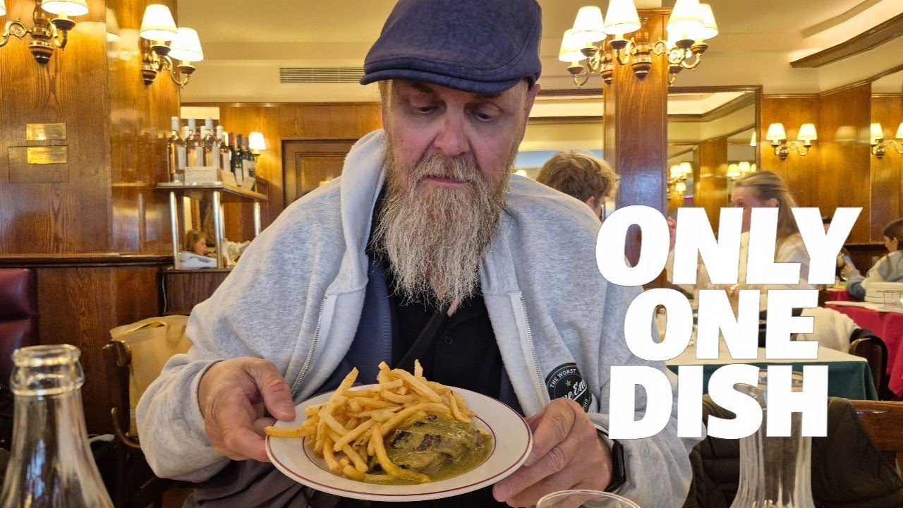 The Paris Restaurant That Only Serves One Thing… And It’s Always Packed #steakfrites #parisfood The Paris Restaurant That Only Serves One Thing… And It’s Always Packed #steakfrites #parisfood