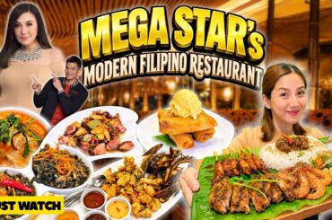 Philippines “Mega Star” SHARON CUNETA’S Modern “REINVENTED” Filipino Restaurant
