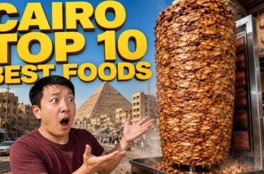 I Went on the ULTIMATE Local Egyptian STREET FOOD Tour | Top 10 BEST Foods in Cairo Egypt