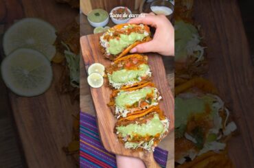 TACOS DE CARRETA🇬🇹 #ideasdecomida #recipe #food #cooking #comidaguatemalteca