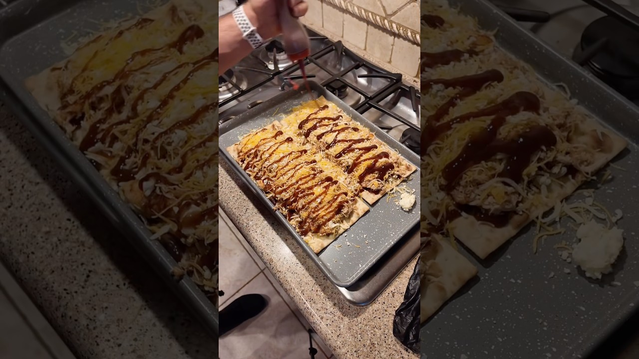 BBQ chicken pizza #cooking #madprotein #recipe #pizza za BBQ chicken pizza #cooking #madprotein #recipe #pizza za