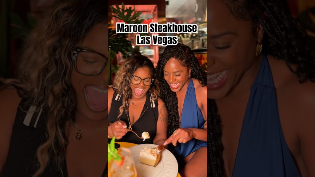 Maroon Steakhouse by Chef Kwame Onwuachi is the HOTTEST new edition to the Las Vegas food scene!