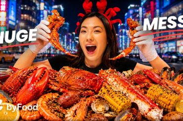 Inside Tokyo’s CRAZIEST Seafood Feast 🦀 | Japan byFood