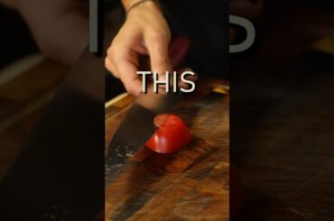 How sharp should your knife be?  #cooking #kitchen #handmade #food #foodie