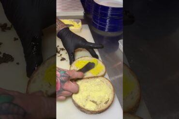 How they make pastrami on rye in Australia #cooking #streetfood #sandwich