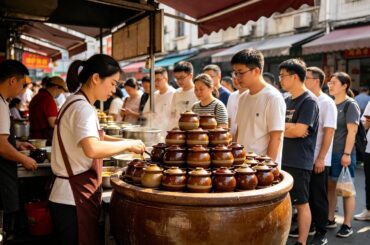Legendary Chinese Food Street! Best White Sugar Cakes, Clay Pot Soup & Mixed Rice Noodles