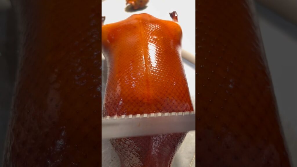 Most Satisfying Peking Duck Carving Video 🔥🔪😋 #food #usa #shorts