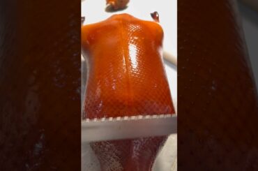 Most Satisfying Peking Duck Carving Video 🔥🔪😋 #food #usa #shorts