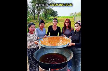 Others cooking egg Vs. last 💦