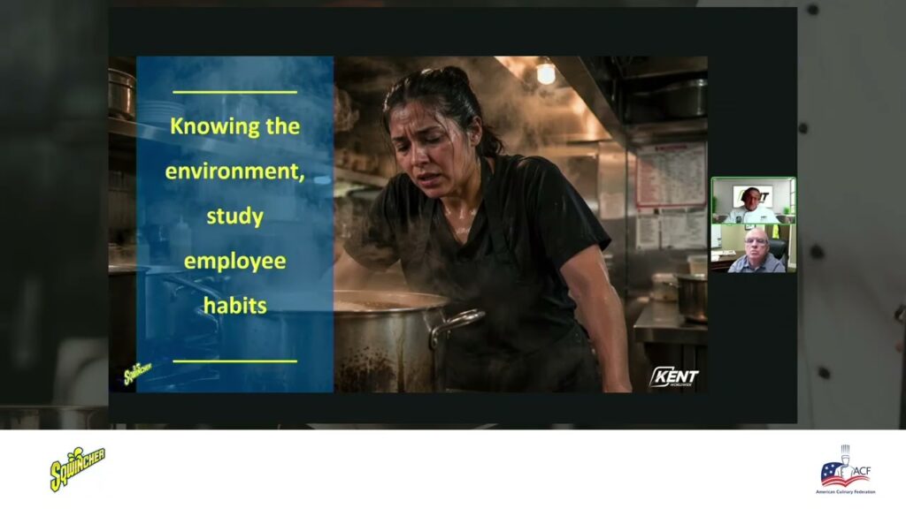 ACF Chef’s Table Webinar Series Kitchen Hydration Against Heat Stress