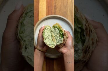 Green Goddess Chicken Wrap 🌯