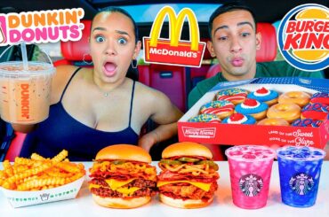 TRYING NEW SUMMER ITEMS FROM FAST FOOD RESTAURANTS!!