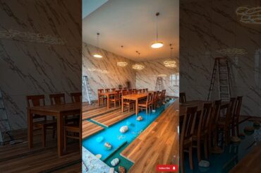 Luxury Epoxy River Dining Hall#shorts #explore #trendingshorts