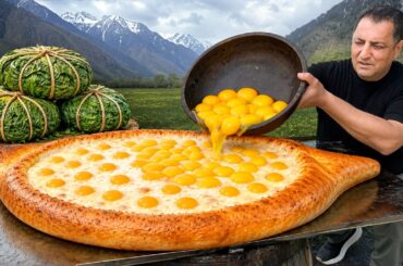 I Cooked The Biggest Khachapuri In Mountain Village!
