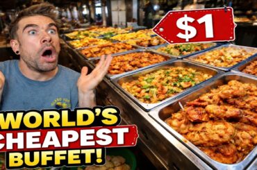 I Paid $1 for an Unlimited Street Food Buffet… What Happened Next is Crazy!