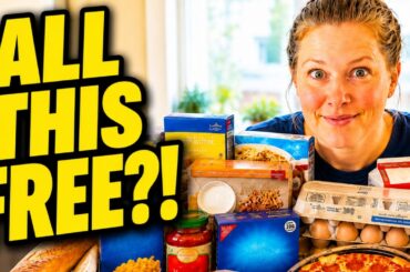 I Couldn’t Believe This Was Free! |  Frugal Living - Food Bank Haul - Food Pantry Haul