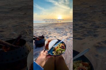 I would take this over fine dining any day. 🌊✨🪵🔥🤍