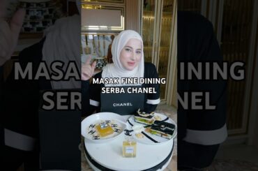 TASYI MASAK FINE DINING SERBA CHANEL ! BIKIN MAKANAN BENTUK TAS DAN PARFUME 😆 #viral #food
