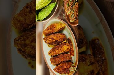 Grandma's Secret Bharwa Karela Recipe! Bitter-Free! #shorts #athomekitchen #food #cooking #recipe
