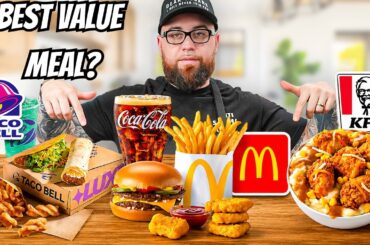 Who Has The BEST Fast Food VALUE MEAL? (I Reviewed Them ALL!)