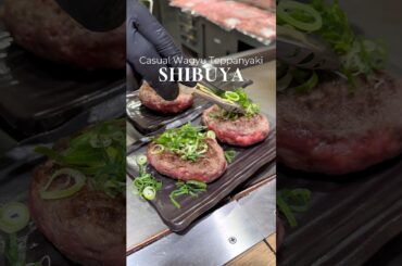 A casual Wagyu teppanyaki restaurant in Shibuya!