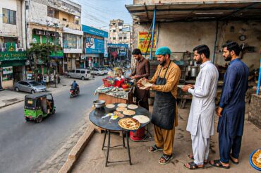 MORNING STREET FOOD PARADISE | PAKISTANI BREAKFAST COMPILATION | FOODIE VLOG