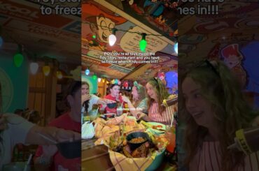POV you’re ALL toys inside the Toy Story restaurant!!! 🤠🔫 @DisneyParks @DisneyAUNZ @Disney #disney