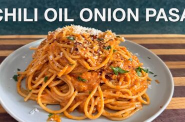 Chili Oil Onion Pasta - You Suck at Cooking (episode 181)