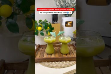 Instant Raw Mango Drink For Summers🥶#cooking #familydrama #summerdrink #foodvlog #shorts #rawmango