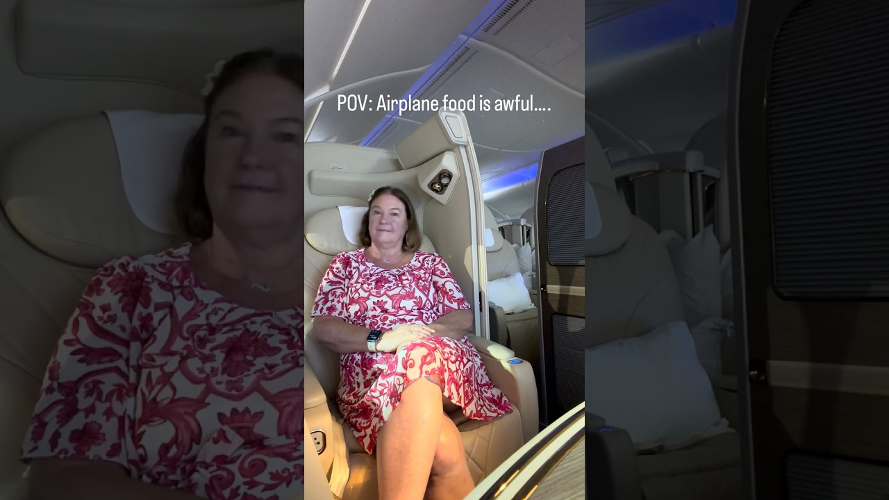POV: Airplane Food is Awful ✈️🤢… Emirates First Class – “hold my caviar 😉” POV: Airplane Food is Awful ✈️🤢… Emirates First Class - “hold my caviar 😉”