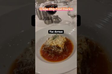 Quantum Of The Seas Cruise Ship Main Dining: The Entree 🍽️🚢 #cruise #food #travel