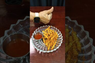 🌽 Chatpate Masala Sweet Corn Fries | Perfect Tea-Time Treat #trending #food #masala #asmr #recipe