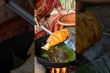 Traditional Bengali Fish Fry Cooking in Village Kitchen | #shorts #recipe #cooking #FishFry