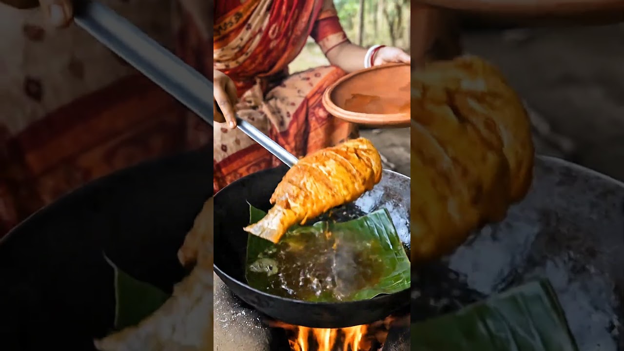 Traditional Bengali Fish Fry Cooking in Village Kitchen | #shorts #recipe #cooking #FishFry Traditional Bengali Fish Fry Cooking in Village Kitchen | #shorts #recipe #cooking #FishFry
