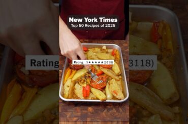Cooking Every Recipe on the NYT Top 50 List of 2025 | Chicken and Chickpea Tray Bake #cooking
