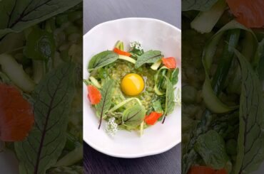 I turned a pea pod into a fine dining dish #chef #food #foodie #cooking #shortsfeed #shorts