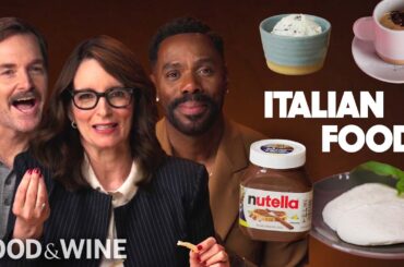 Tina Fey, Will Forte & Colman Domingo Try Italian Food (Authentic vs. American) | Food & Wine