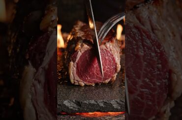 The Perfect Slice: Venison Loin on Hot Stone #Shorts