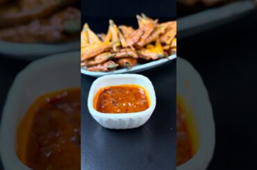 ASMR Kurkura Bhindi Fry | No Talk, Just Crunch #shorts #cooking