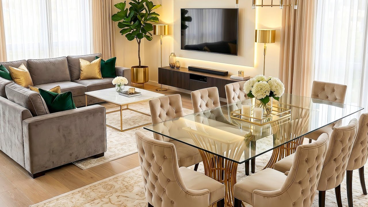 Modern Luxury Open Concept Home Ideas 2026 | Living & Dining Room Decor Modern Luxury Open Concept Home Ideas 2026 | Living & Dining Room Decor
