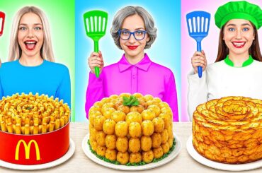 Me vs Grandma Cooking Challenge | Fantastic Kitchen Battle by Multi DO Challenge